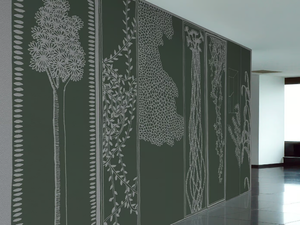 SEASON 1 KW1702 - Ecological Plaster backing wallpaper with floral pattern _ Affreschi & Affreschi